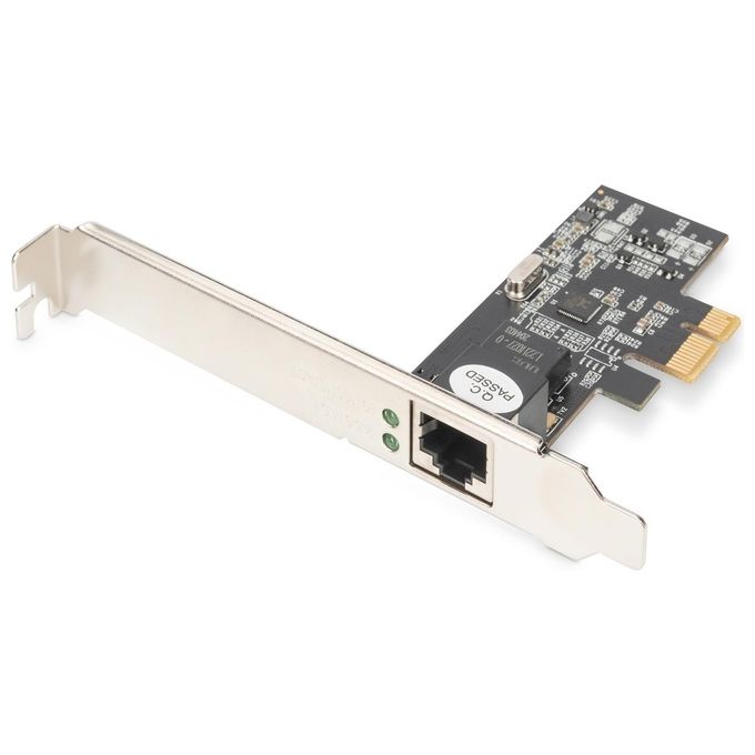 Digitus DN-10135 Scheda di rete Gigabit Ethernet PCI Express 2.5G 2500 Mbit-s 10-100-1000-2500BASE-T colore Nero