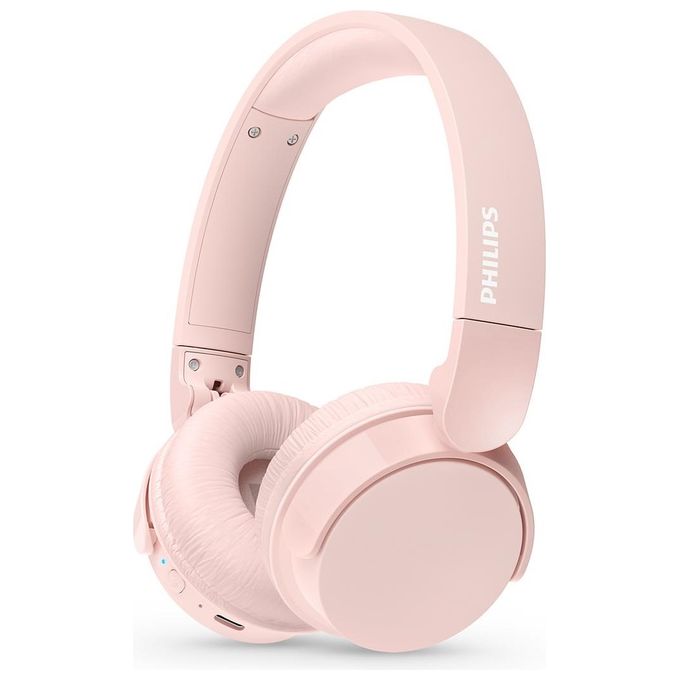 Philips TAH4209PK 4000 Series Cuffie On-Ear Wireless Bluetooth 5.3 55h Autonomia Driver 32mm Ricarica USB-C colore Rosa