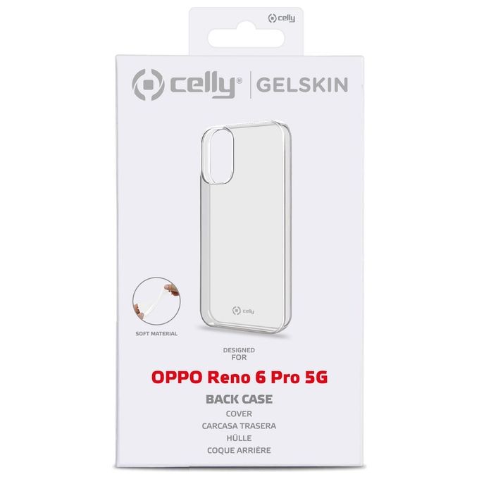 Celly Tpu Cover per Oppo Reno 6 Pro 5G