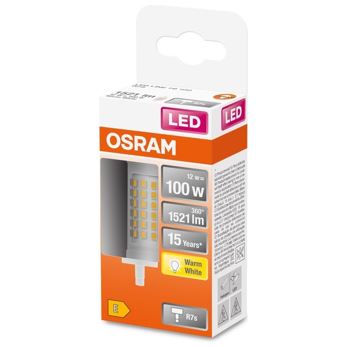 Osram Led Line R7s Tubo Led 6W Banco Caldo 2700 K