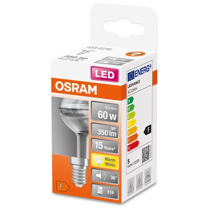 Osram Faretto Led Star R50 60 Fs Luce Bianco Caldo