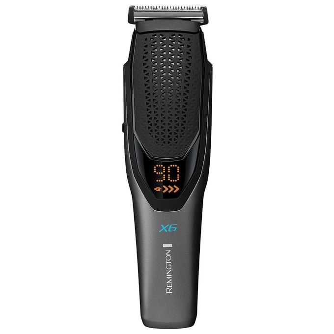 Remington HC6000 Power-X Series X6 Tagliacapelli Cordless Motore V5 72 Lunghezze Lame Acciaio Autoaffilanti 90 min colore Nero Grigio