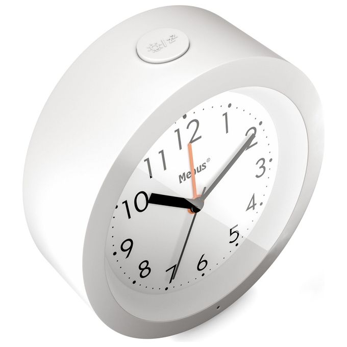 Mebus 25629 Sveglia Analogica Bianco