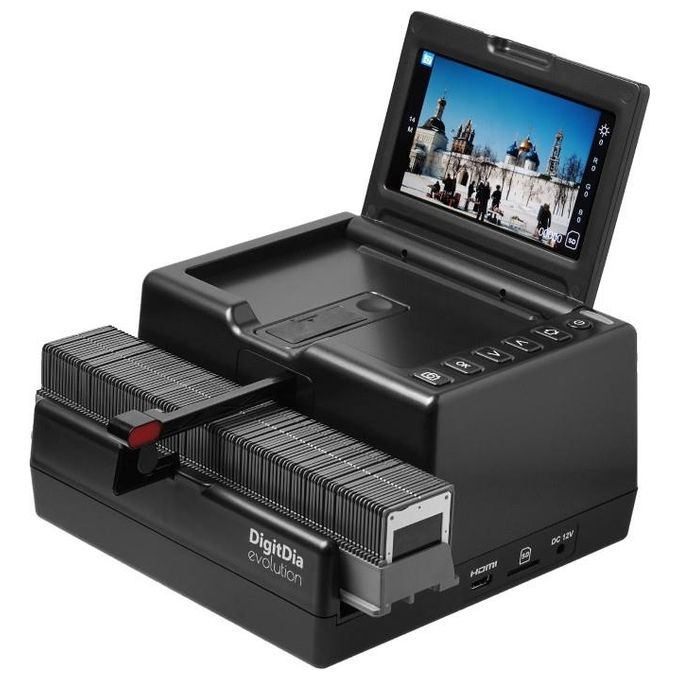 Reflecta 65800 DigitDia evolution Scanner per pellicola e diapositive 15,3 MP Schermo 7'' LED Integrato SD-SDHC colore Nero