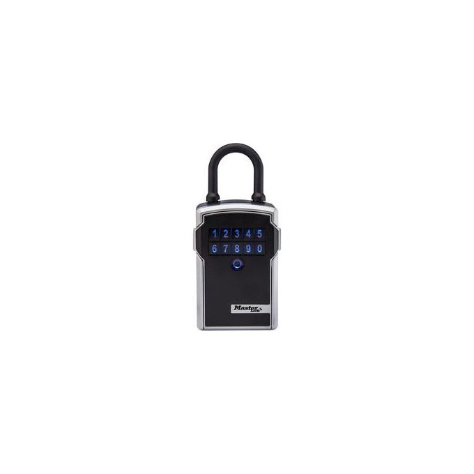 MASTER LOCK P63348 5440EURD Cassetta Portachiavi Intelligente con Apertura Bluetooth e Tastierino Numerico colore Nero