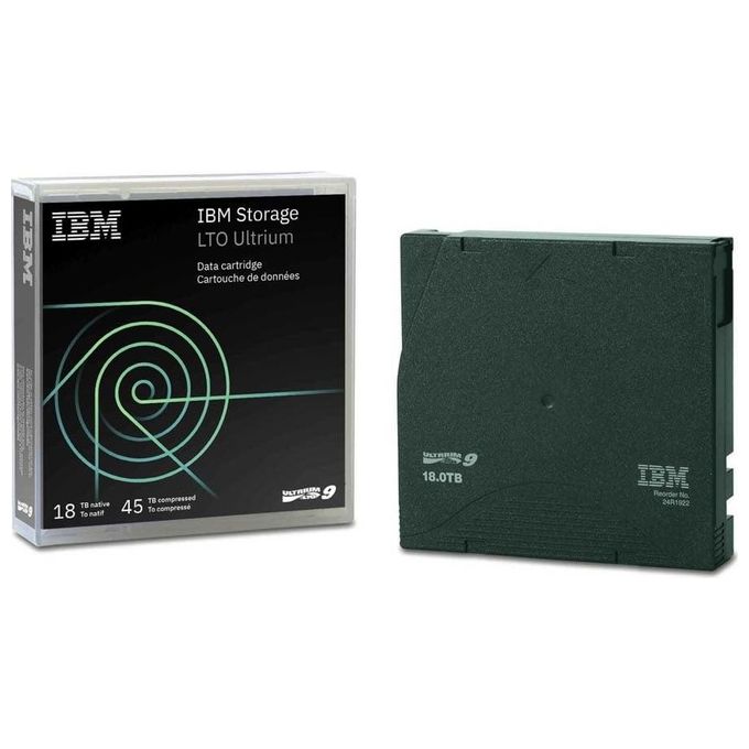 IBM 210026440091 LTO Ultrium 9 Nastro di Backup 18TB nativi 45TB compressi colore Nero