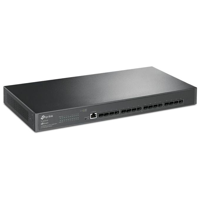 TP-Link SX3016F Omada JetStream Switch di Rete Gestito L2+-L3 16 porte SFP+ 10G 320 Gbit-s colore Nero
