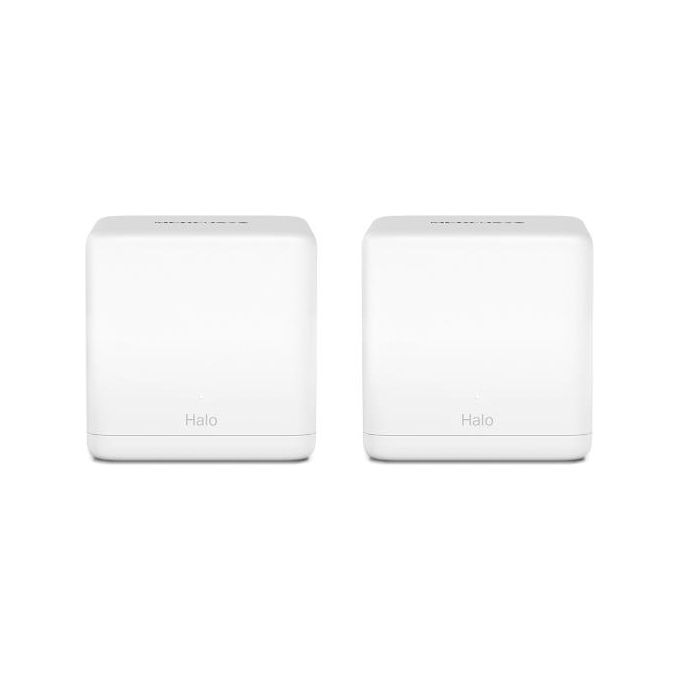 Mercusys HALO H30G(2-PACK) Halo H30G(2-pack) Sistema Wi-Fi Mesh Dual-band 2.4 GHz 5 GHz Wi-Fi 5 802.11ac 2 unita' incluse colore Bianco