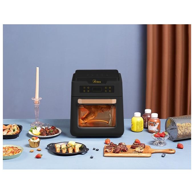 Ardes AR1K3000 Eldorada XXL Friggitrice ad aria 12 L 1700 W 7 programmi Touch colore Nero