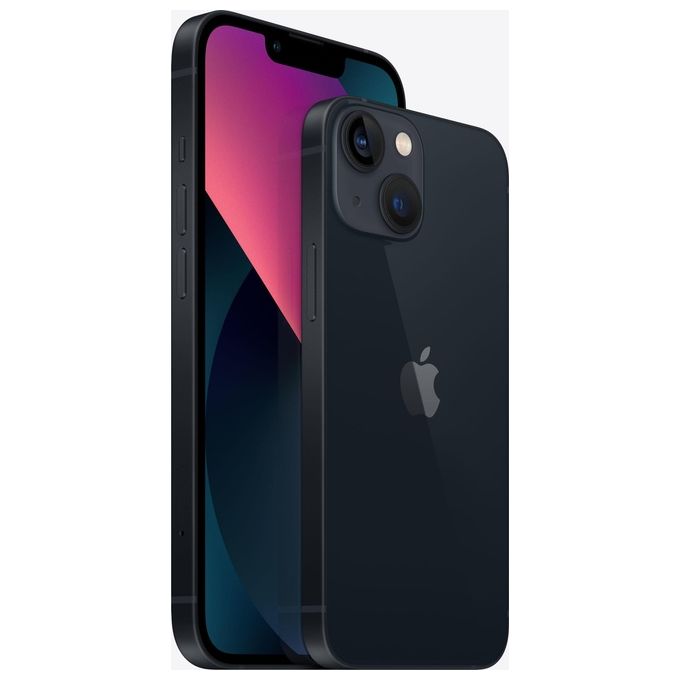 Apple MLPF3QL-A iPhone 13 Smartphone 5G 6.1'' 128GB Doppia Fotocamera 12MP iOS 15 IP68 colore Mezzanotte
