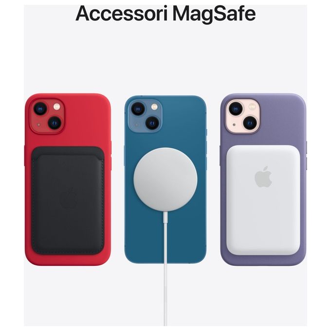 Apple MLPF3QL-A iPhone 13 Smartphone 5G 6.1'' 128GB Doppia Fotocamera 12MP iOS 15 IP68 colore Mezzanotte