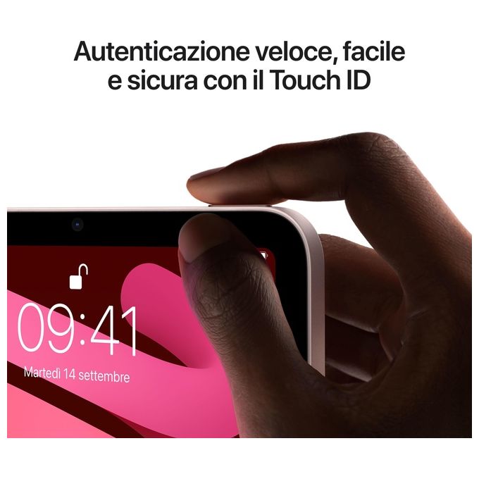 Apple MK8F3TY-A iPad mini 6ª Generazione Tablet 8,3'' Wi-Fi Cellular 5G 256GB colore Grigio Siderale
