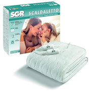 Imetec 16804 Coperta elettrica 55 W 2 zone di temperatura regolabili spegnimento automatico cavo rimovibile colore Bianco