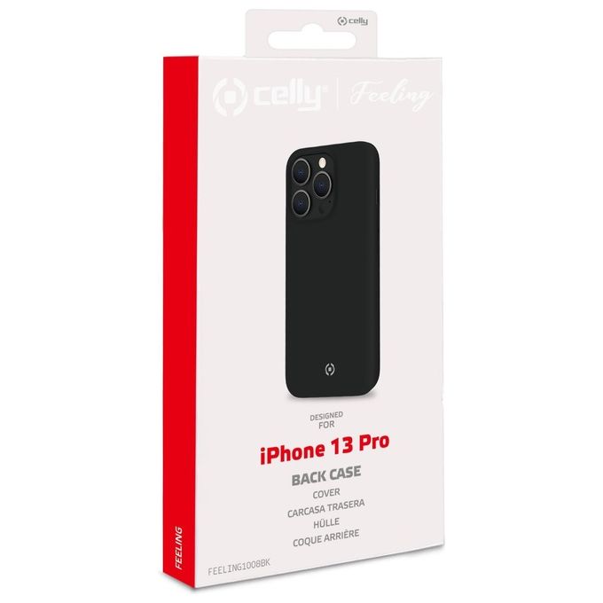 Celly Cover Feeling per iPhone 13 Pro Nero