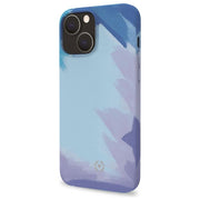 Celly Watercolor Cover per iPhone 13 Blu
