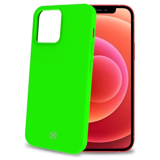Celly Cromo Fluo Cover per iPhone 13 Mini Verde
