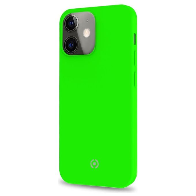 Celly Cromo Fluo Cover per iPhone 13 Mini Verde