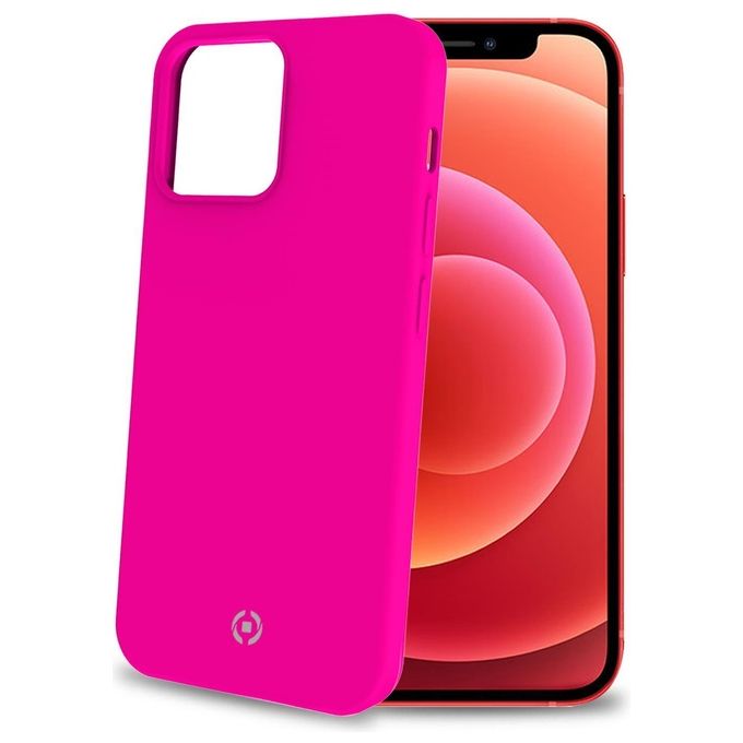 Celly Cromo Fluo Cover per iPhone 13 Rosa