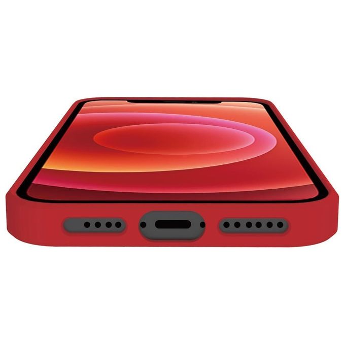 Celly Feeling Cover per iPhone 13 Pro Max Rosso