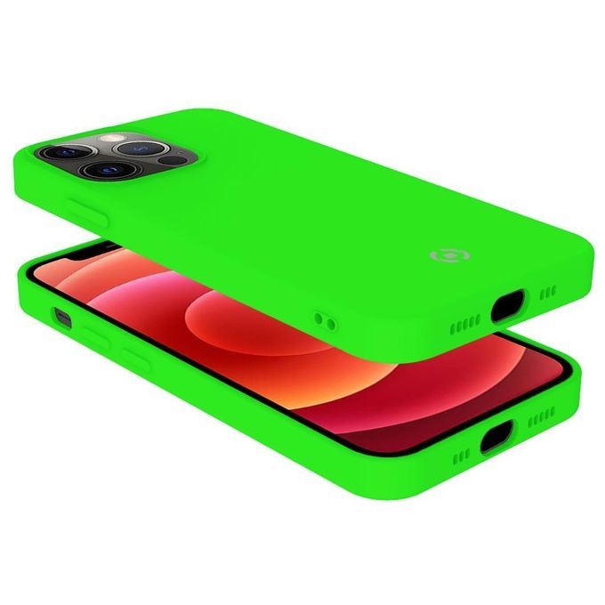 Celly Cromo Fluo Cover per iPhone 13 Pro Verde