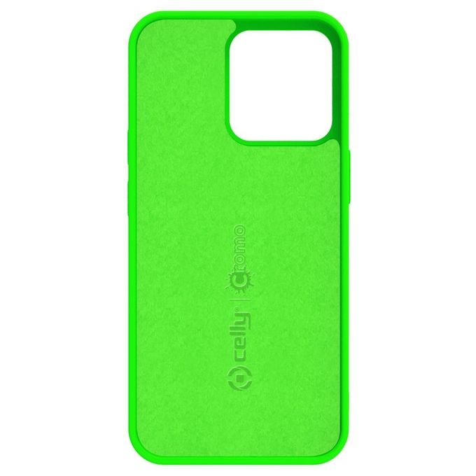 Celly Cromo Fluo Cover per iPhone 13 Pro Verde