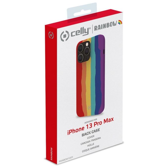Celly Rainbow Cover per iPhone 13 Pro Max