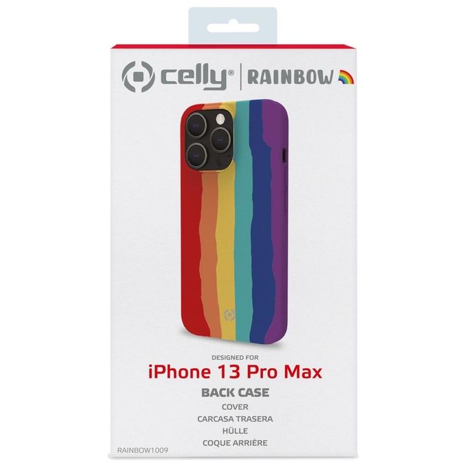Celly Rainbow Cover per iPhone 13 Pro Max