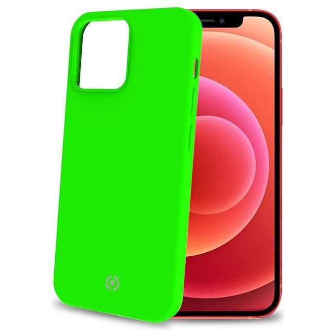 Celly Cromo Fluo Cover per iPhone 13 Verde