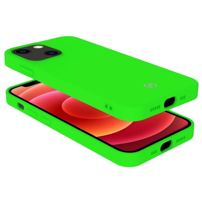 Celly Cromo Fluo Cover per iPhone 13 Verde