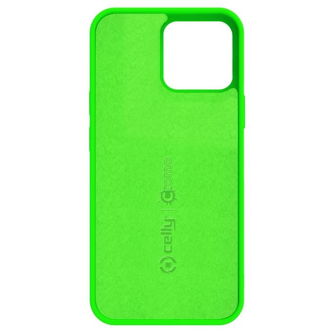 Celly Cromo Fluo Cover per iPhone 13 Verde