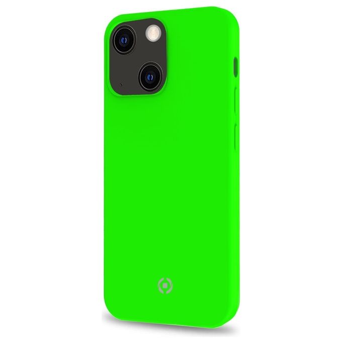 Celly Cromo Fluo Cover per iPhone 13 Verde