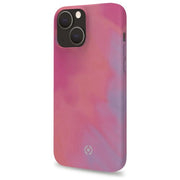 Celly Watercolor Cover per iPhone 13 Rosa
