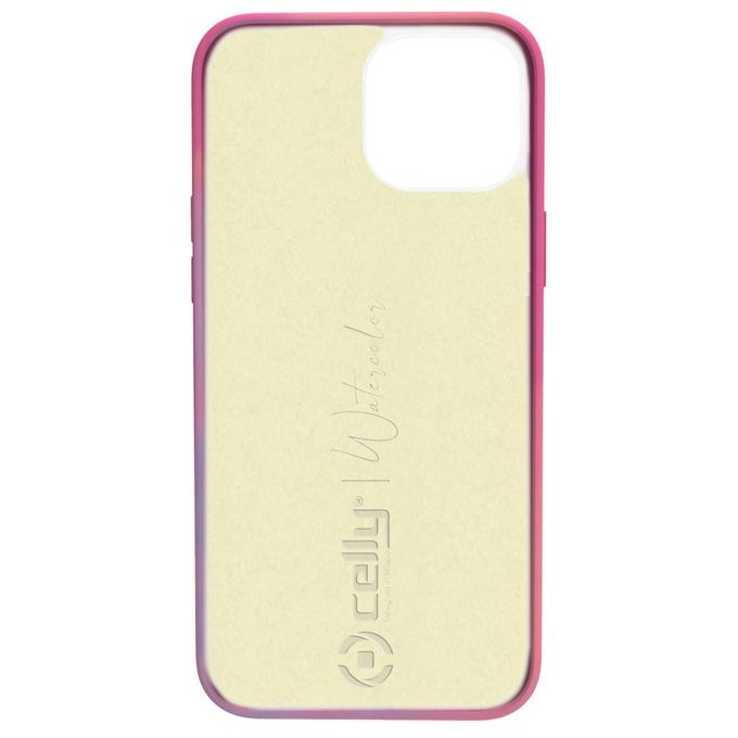 Celly Watercolor Cover per iPhone 13 Rosa
