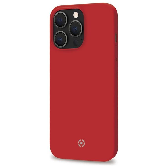 Celly Feeling Cover per iPhone 13 Pro Rosso