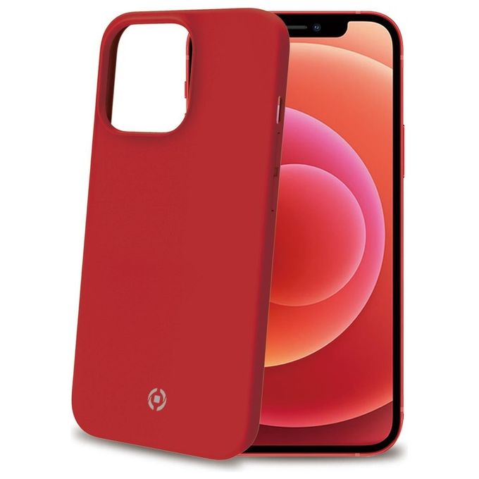 Celly Feeling Cover per iPhone 13 Pro Rosso