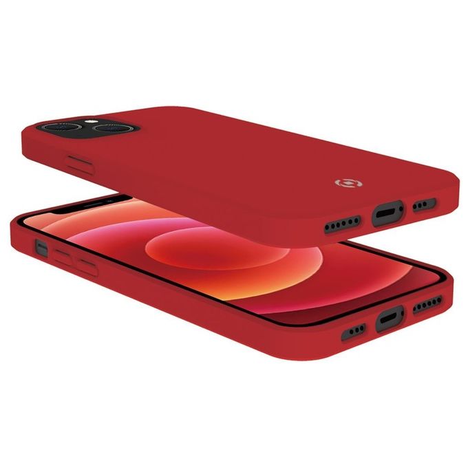 Celly Feeling Cover per iPhone 13 Rosso