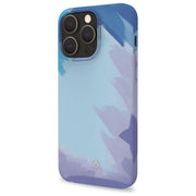 Celly Watercolor Cover per iPhone 13 Pro Max Blu
