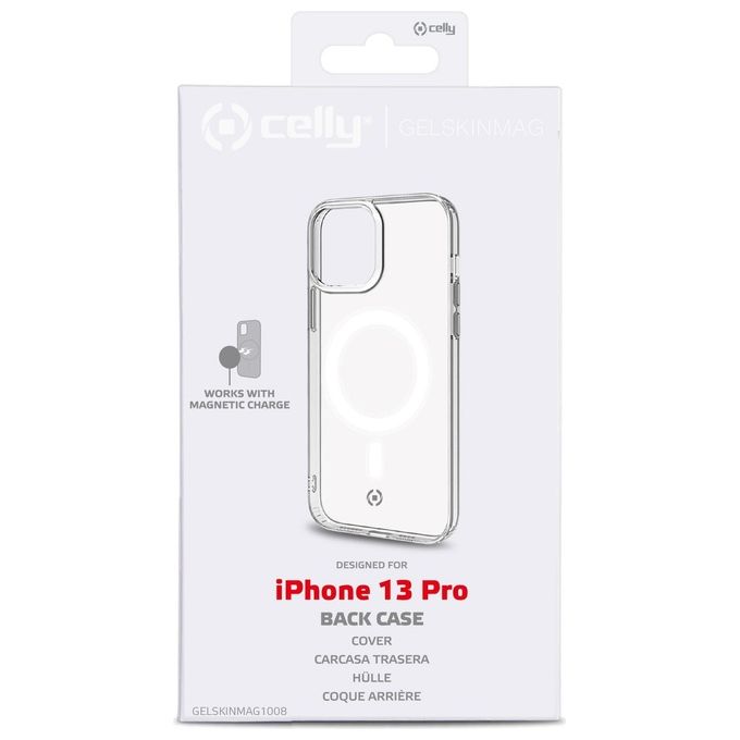 Celly GelskinMag Cover per iPhone 13 Pro