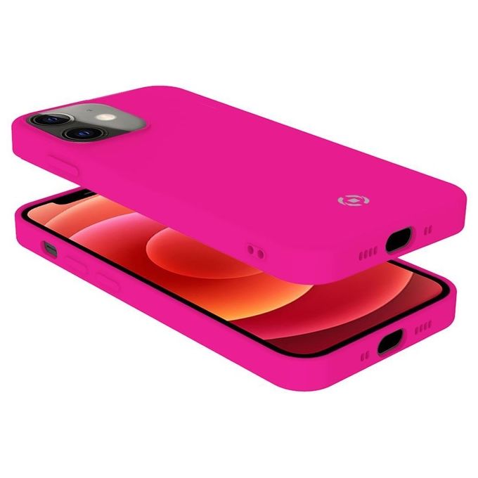 Celly Cromo Fluo Cover per iPhone 13 Mini Rosa