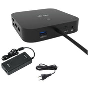 I-tec C31HDMIDPDOCKPD100 Docking Station USB-C HDMI DisplayPort 4K 2 Monitor Power Delivery 100 W Ethernet Gigabit colore Nero