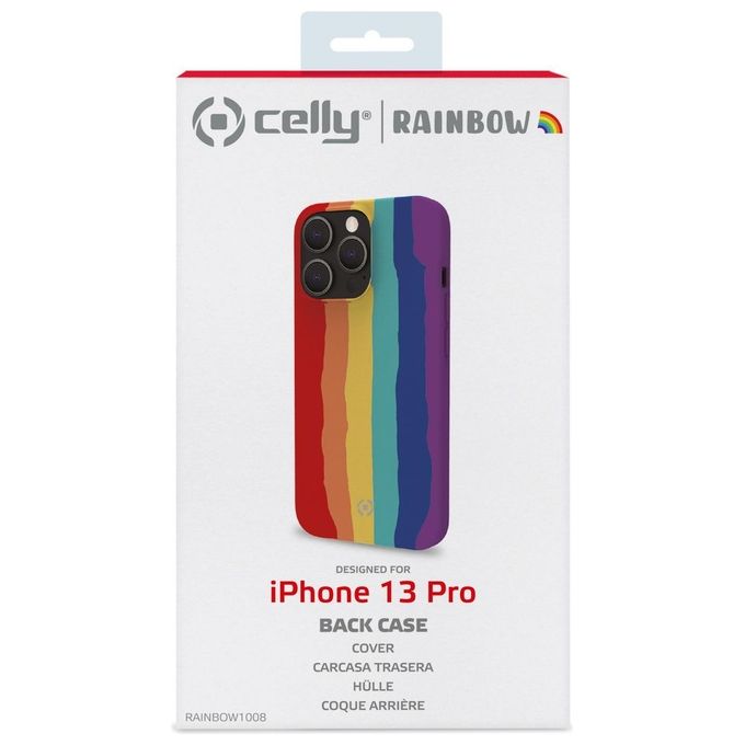 Celly Rainbow Cover per iPhone 13 Pro