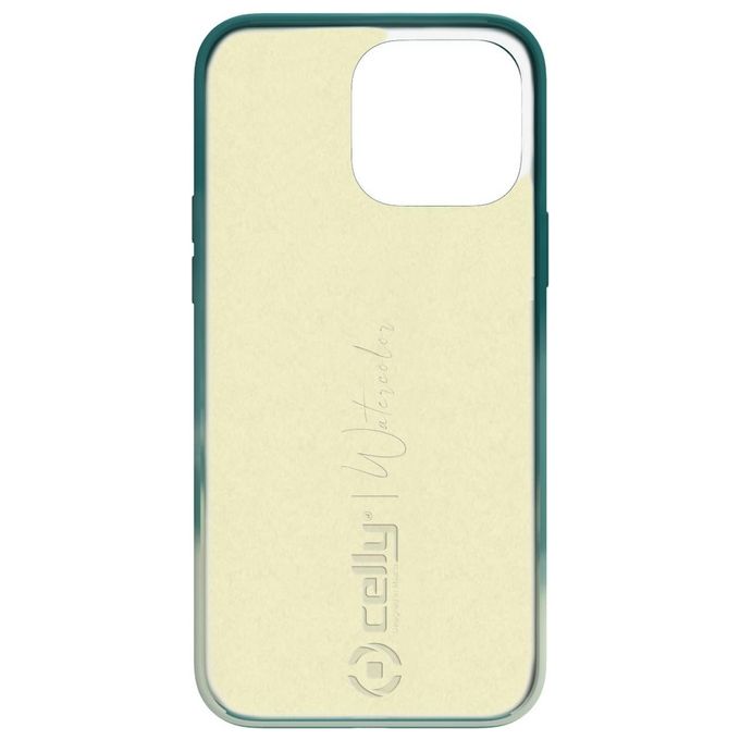 Celly Watercolor Cover per iPhone 13 Pro Max Verde