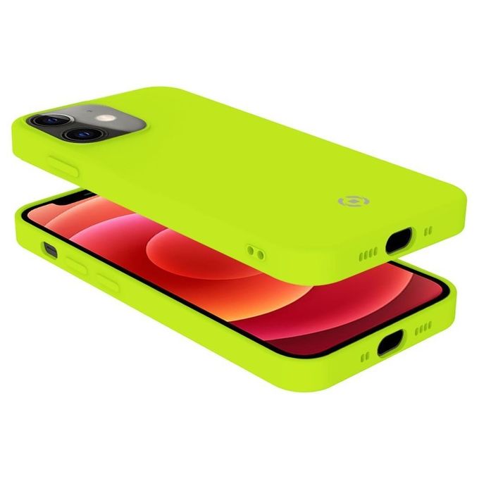 Celly Cromo Fluo Cover per iPhone 13 Mini Giallo