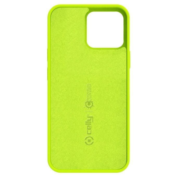 Celly Cromo Fluo Cover per iPhone 13 Mini Giallo