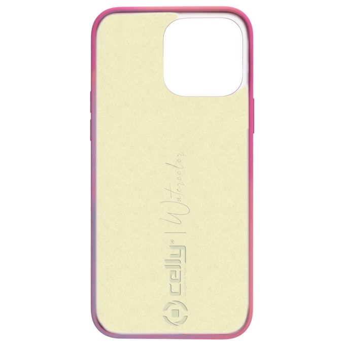 Celly Watercolor Cover per iPhone 13 Pro Max Rosa