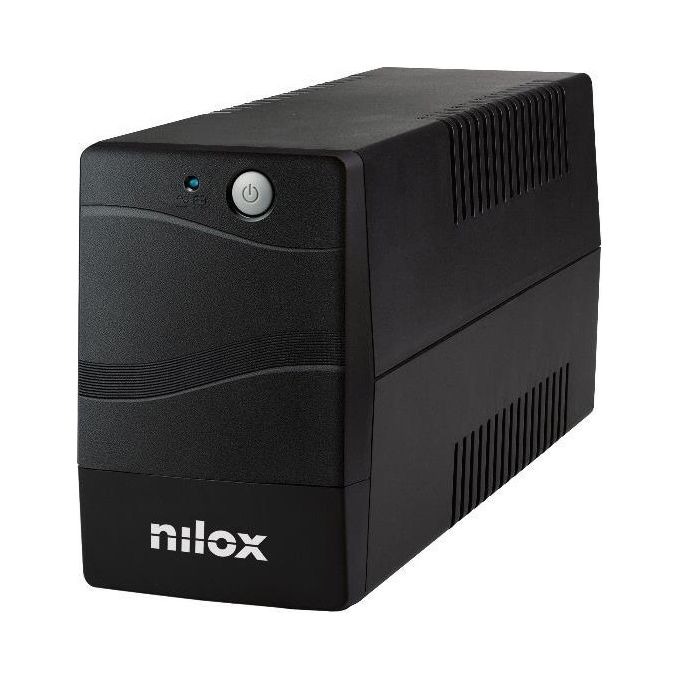 Nilox NXGCLI15001X9V2 Premium Line Interactive UPS Gruppo di Continuita' 1500 VA 1050 W AVR 2 Prese Batteria 9 Ah colore Nero