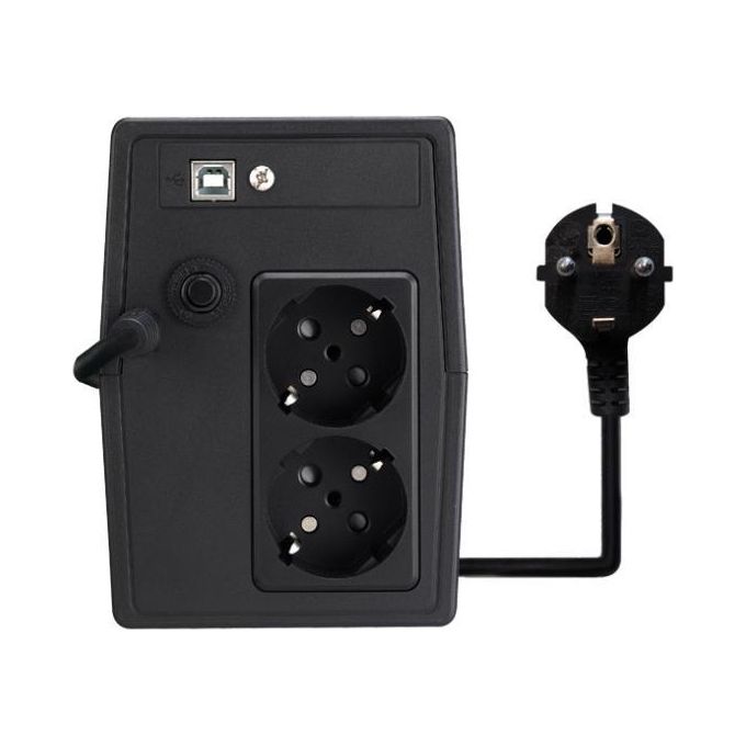Nilox NXGCLI15001X9V2 Premium Line Interactive UPS Gruppo di Continuita' 1500 VA 1050 W AVR 2 Prese Batteria 9 Ah colore Nero