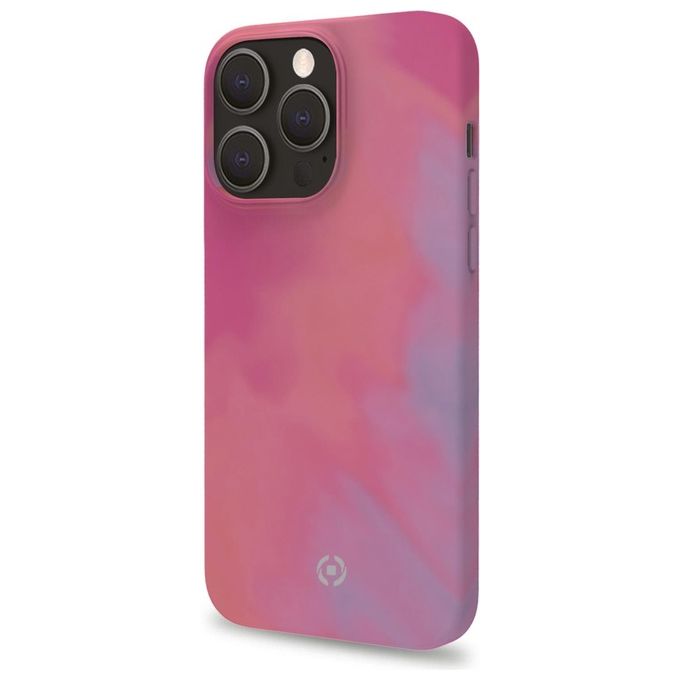 Celly Watercolor per iPhone 13 Pro Rosa