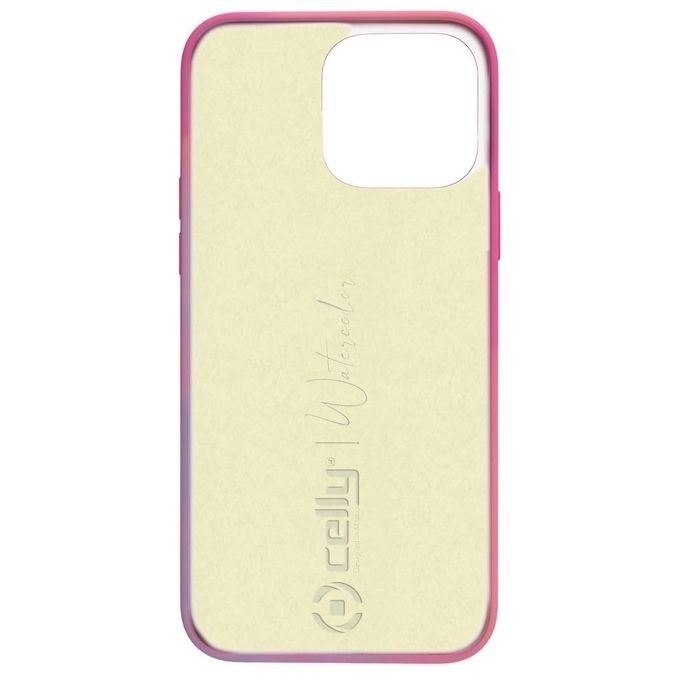 Celly Watercolor per iPhone 13 Pro Rosa