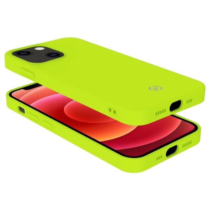 Celly Cromo Fluo Cover per iPhone 13 Giallo